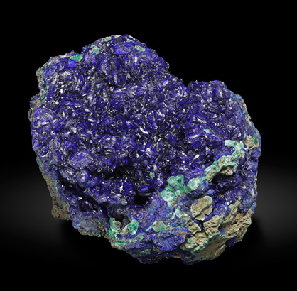 Azurite with Malachite. Side / Photo: Joaquim Calln