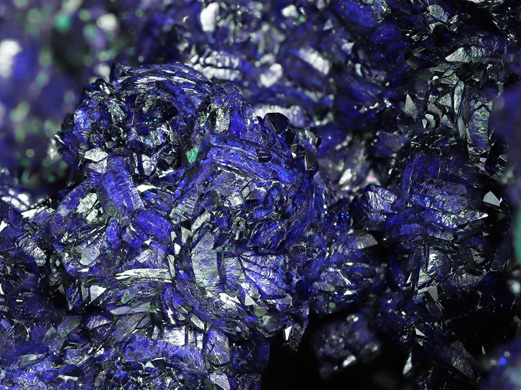 Azurite with Malachite. Detail / Photo: Joaquim Calln