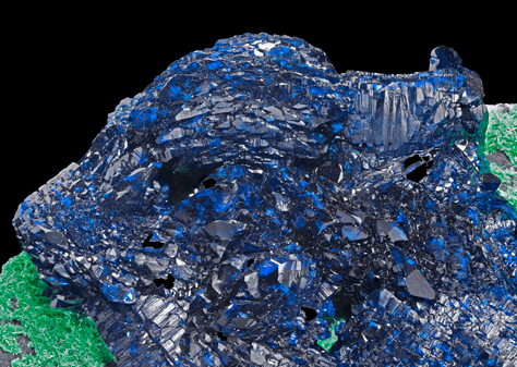 Azurite. Detail / Photo: Joaquim Calln