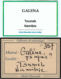 Sphalerite after Enargite, coated by Smithsonite and with minor Galena and Cuprite